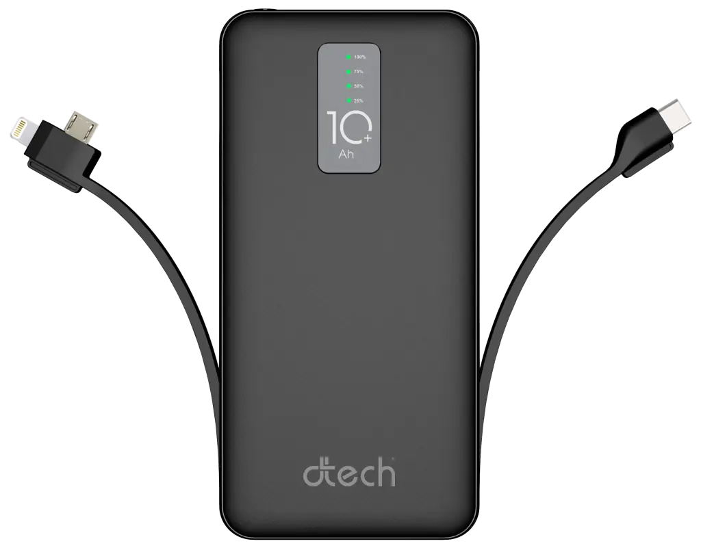 Power Bank D-TECH DP 10H 10000mAh Fasr charge BLACK